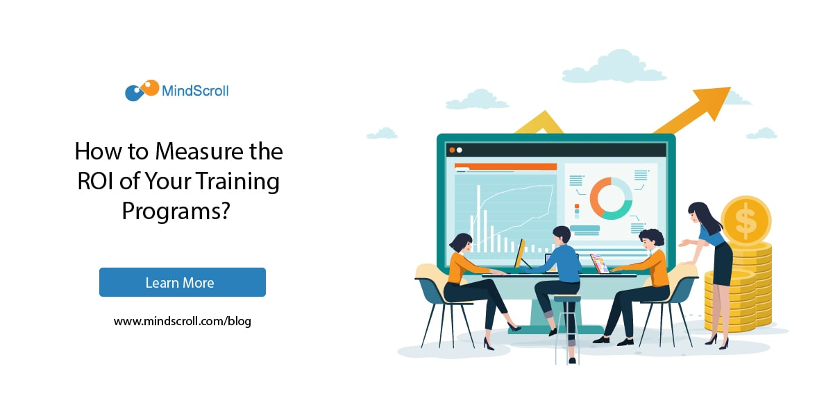 How to Measure ROI of Employee Training Programs? - MindScroll Blog Cover Image