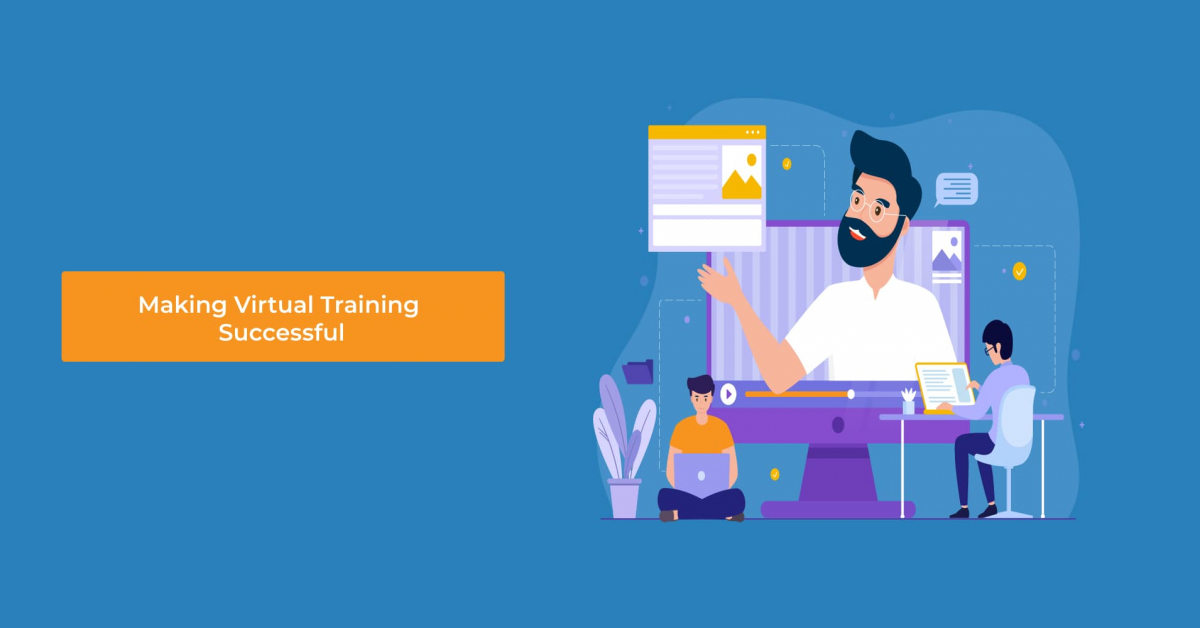 The Ultimate Guide to Make Virtual Training Successful (Part 1) - MindScroll Blog Cover Image