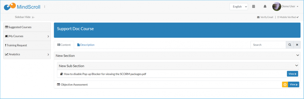 Course View as Pdf progress has reset