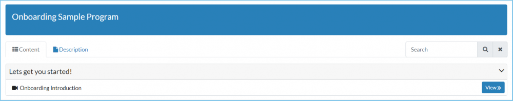 Course Preview page view